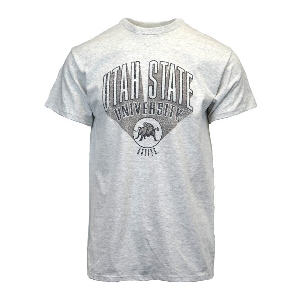 A t-shirt with Utah State University and the bull logo.